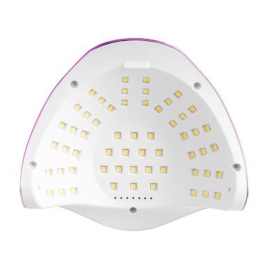UV LED lamp Glow F2 RP 220W roze met LCD-scherm en bewegingssensor voor gellak, gel, manicure, pedicure en salonwerk