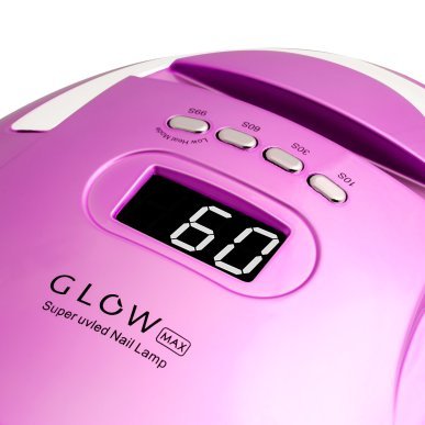 UV LED lamp Glow F2 RC 220W roze-goud met LCD-scherm en bewegingssensor voor gellak, gel, manicure en pedicure
