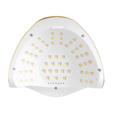 UV LED lamp Glow F2 RC 220W roze-goud met LCD-scherm en bewegingssensor voor gellak, gel, manicure en pedicure