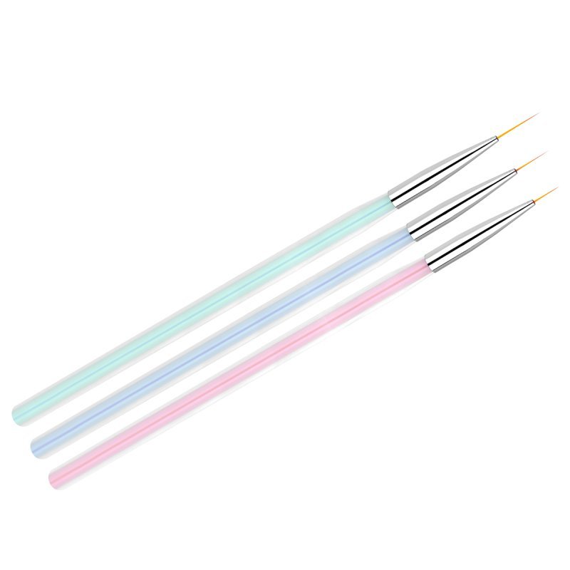 Nail art penselen voor professionele nagelstyling, manicure en pedicure voor nauwkeurige lijnen, details en decoraties Nail art penselen voor professionele nagelstyling, manicure en pedicure voor nauwkeurige lijnen, details en decoraties