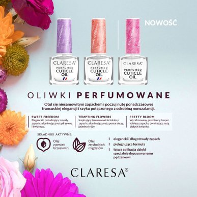 Parfumolie Pretty Bloom van Claresa 5 ml voor cosmetische behandelingen en huidverzorging met aangename geur voor salons