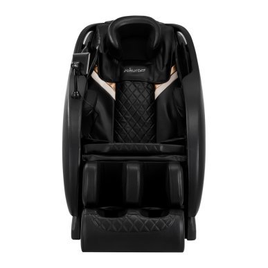 Professionele massagestoel Sakura Classic 305 zwart voor salon, praktijk en wellnessruimte met Bluetooth en klantcomfort