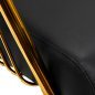 Fauteuil de coiffure Lille noir doré Gabbiano Fauteuil de coiffure Lille noir doré Gabbiano