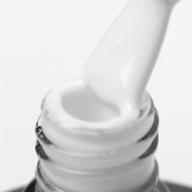 Witte gellak Ocho Nails 001 van 5 g voor professionele nagelstyling, manicure en pedicure met UV/LED-uitharding