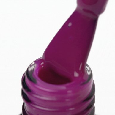 Gellak violet 407 OCHO NAILS 5 g voor hybride manicure met intense kleur, gelijkmatige dekking en glans tot drie weken