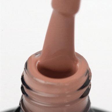 Bruine gellak OCHO NAILS 803 voor hybride manicure met intense kleur, gelijkmatige dekking en glans, 5 g voor nagelstyling