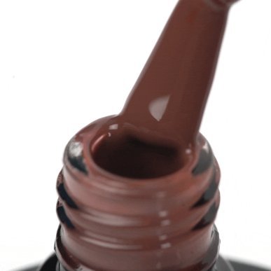 Bruine gellak OCHO NAILS 806 5 g voor hybride manicure met intense kleur, gelijkmatige dekking en langdurige glans