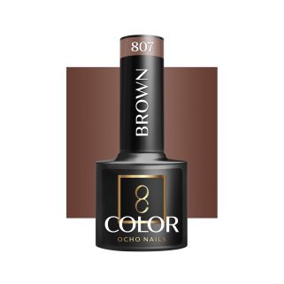 Hybrid Nail Polish brown 807 Ocho Nails 5 g