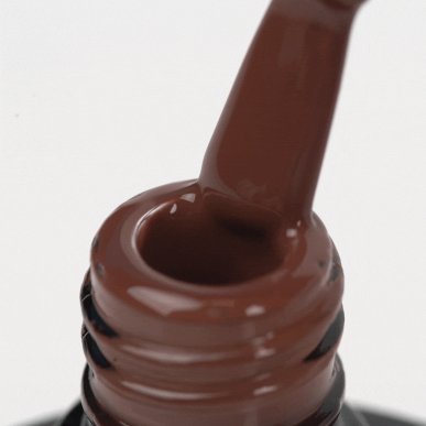 Bruine gellak OCHO NAILS 807 van 5 g voor hybride manicure met intense kleur, gelijkmatige dekking en langdurige glans