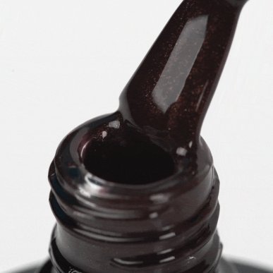 Bruine gellak OCHO NAILS 808 5 g voor hybride manicure met intense kleur, glans en gelijkmatige dekking tot drie weken