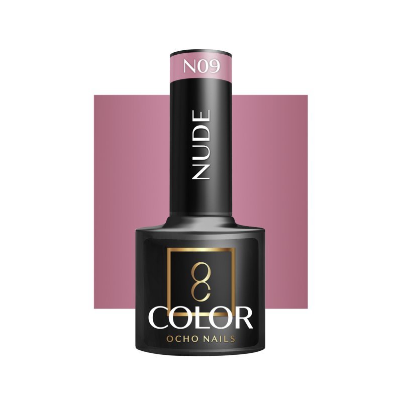 Gellak nude N09 OCHO NAILS 5 g voor hybride manicure met intense kleur, gelijkmatige dekking en glans tot drie weken Gellak nude N09 OCHO NAILS 5 g voor hybride manicure met intense kleur, gelijkmatige dekking en glans tot drie weken