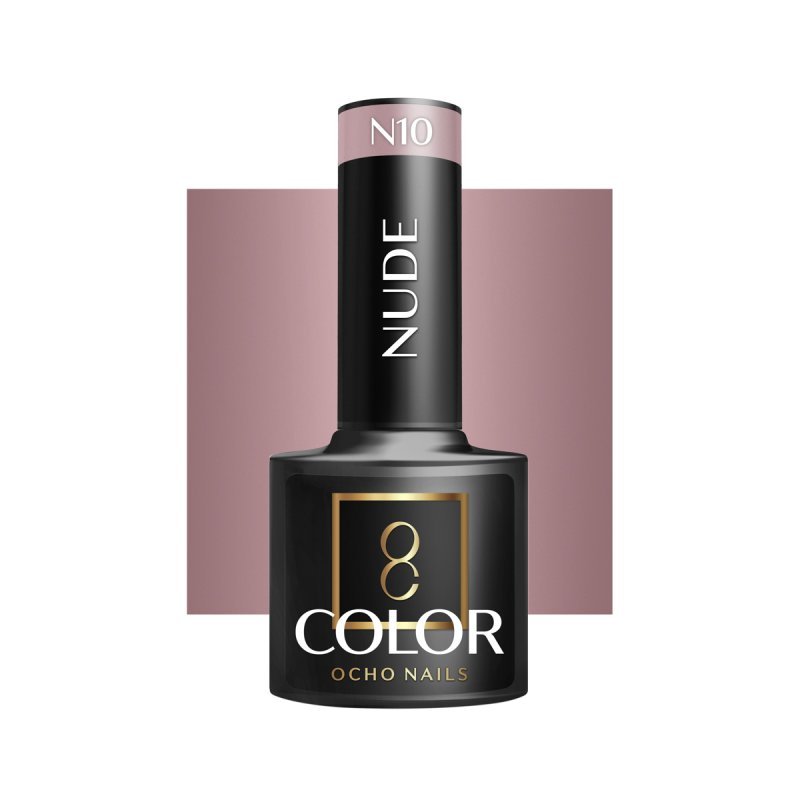 Gellak nude N10 OCHO NAILS 5 g voor hybride manicure met intense kleur en langdurige glans tot drie weken voor nagelstyling Gellak nude N10 OCHO NAILS 5 g voor hybride manicure met intense kleur en langdurige glans tot drie weken voor nagelstyling