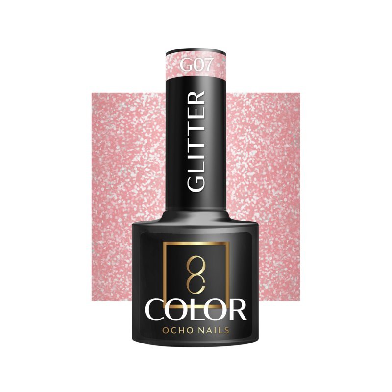 OCHO NAILS Hybrid nail polish glitter G07 -5 g OCHO NAILS Hybrid nail polish glitter G07 -5 g