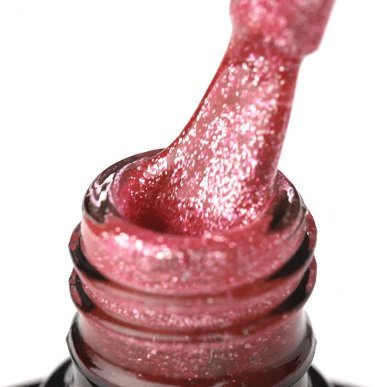 Glitter gellak G08 OCHO NAILS 5 g voor hybride manicure met intense kleur, langdurige glans en gelijkmatige dekking