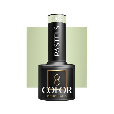 Gellak voor hybride manicure OCHO NAILS Pastel P05 5 g met intense kleur en glanzende finish voor salon en thuis