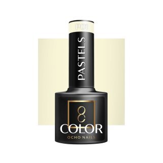 Pastel gellak OCHO NAILS P01 5 g voor hybride manicure met intense kleur en langdurige glans voor salon en thuis