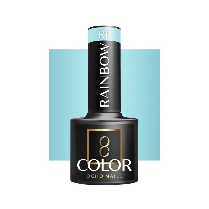 Gellak R11 OCHO NAILS Rainbow 5 g voor hybride manicure met intense kleur, langdurige glans en soepele applicatie Gellak R11 OCHO NAILS Rainbow 5 g voor hybride manicure met intense kleur, langdurige glans en soepele applicatie