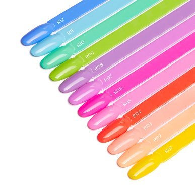 Gellak R11 OCHO NAILS Rainbow 5 g voor hybride manicure met intense kleur, langdurige glans en soepele applicatie