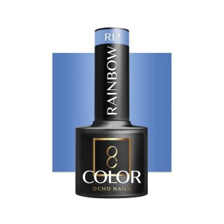 Gellak R12 OCHO NAILS Rainbow 5 g voor hybride manicure met intense kleur en langdurige glans thuis en in de salon