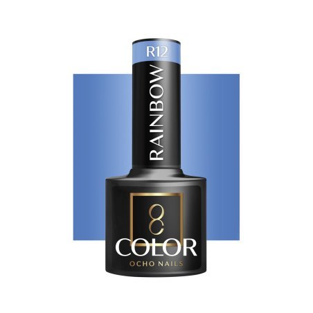 Gellak R12 OCHO NAILS Rainbow 5 g voor hybride manicure met intense kleur en langdurige glans thuis en in de salon