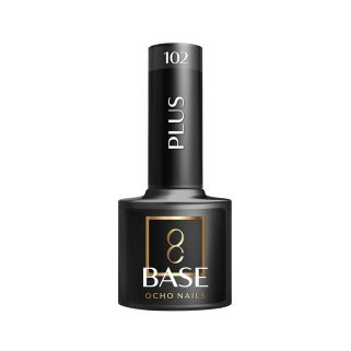 Hybride nagelbase OCHO NAILS Base Plus 102 5 g voor versteviging, opbouw en verlenging van natuurlijke nagels
