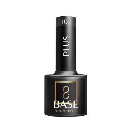 Hybride nagelbase OCHO NAILS Base Plus 102 5 g voor versteviging, opbouw en verlenging van natuurlijke nagels