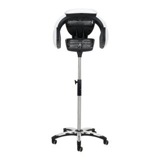 Staande infrazon Gabbiano Y-707 wit voor professionele kappersbehandelingen met vijf programma’s en LCD-display in de salon