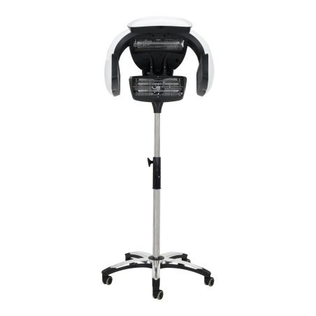 Staande infrazon Gabbiano Y-707 wit voor professionele kappersbehandelingen met vijf programma’s en LCD-display in de salon