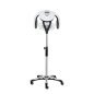 Staande infrazon Gabbiano Y-707 wit voor professionele kappersbehandelingen met vijf programma’s en LCD-display in de salon