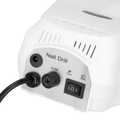 Nagelfrees Activ Power J202 65 W wit voor professioneel manicure- en pedicurewerk, gel en acryl, met Twist-Lock-handstuk