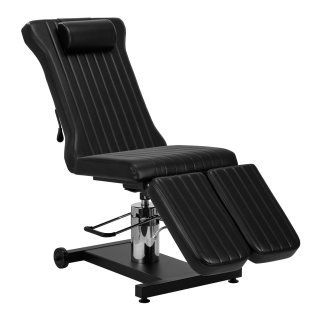 Professionele tattoo stoel Pro Ink 611 zwart hydraulisch voor tattoo studio en comfortabel werken tijdens lange sessies