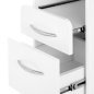 Professionele opbergkast Mini 969 wit met lades en wieltjes voor accessoires, cosmetica en tools in salon en studio