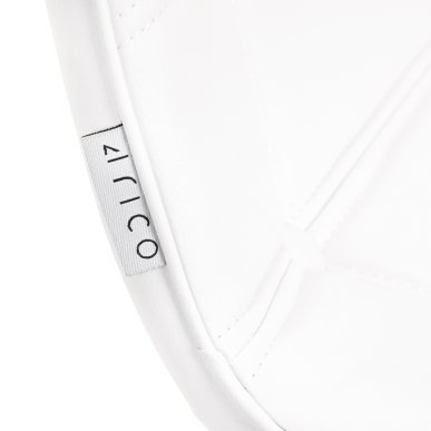 Cosmetische stoel 4Rico QS-185 wit met verstelbare zithoogte voor professionele salons en behandelruimtes in de beautybranche