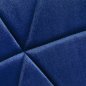 Cosmetische stoel 4Rico QS-186 marineblauw fluweel voor professionele salons met verstelbare hoogte en voetensteun