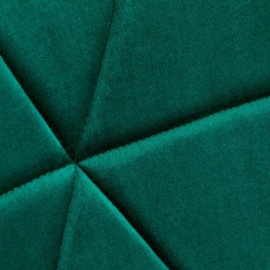 Cosmetische stoel 4Rico QS-186 groen fluweel voor professionele salons, beautystudio's en comfortabele behandelingen