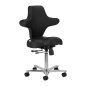 Beauty stoel Azzurro Special 152 zwart voor professionele salons, met hoogteverstelling en comfortabele voetensteun