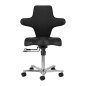 Beauty stoel Azzurro Special 152 zwart voor professionele salons, met hoogteverstelling en comfortabele voetensteun