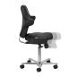 Beauty stoel Azzurro Special 152 zwart voor professionele salons, met hoogteverstelling en comfortabele voetensteun