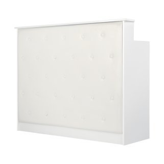 Professionele receptiebalie Gabbiano G26W wit voor kapsalon, schoonheidssalon, nagelstudio en professionele behandelruimte
