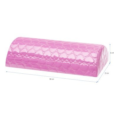 Manicurekussen roze voor comfortabele handsteun tijdens manicure in salon, nagelstudio, tattoo studio en behandelruimte