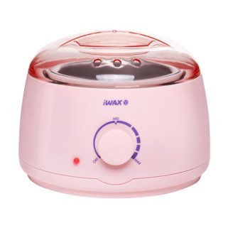 Waxverwarmer iWAX 100 roze voor professionele salons, waxstudio's en behandelruimtes met eenvoudige temperatuurregeling