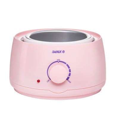 Waxverwarmer iWAX 100 roze voor professionele salons, waxstudio's en behandelruimtes met eenvoudige temperatuurregeling