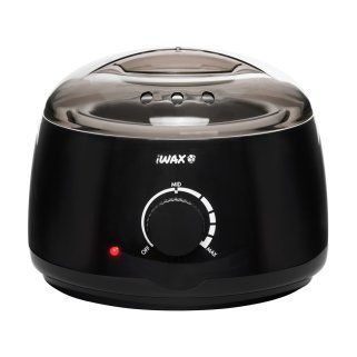 Professionele waxverwarmer iWAX 100 zwart voor waxbehandelingen in salon en studio met eenvoudige temperatuurregeling