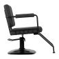 Professionele kappersstoel Gabbiano Katania Loft Old Leather zwart met hydraulische pomp voor salon en barbershop Professionele kappersstoel Gabbiano Katania Loft Old Leather zwart met hydraulische pomp voor salon en barbershop