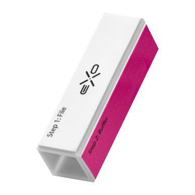 Vierzijdig nagelpolijstblok EXO BR-7 met verschillende gritniveaus voor manicure en pedicure, voor nagelafwerking
