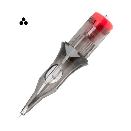Tattoo cartridge EL CARTEL V2 0.25 3RL Long Taper, 10 stuks voor nauwkeurig lijnwerk in professionele tattoostudio
