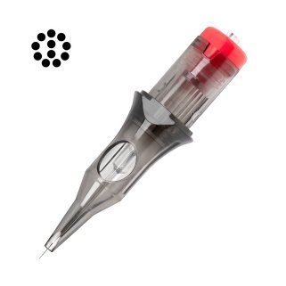 Tattoo cartridges 11RL El Cartel V2 0,35 mm Medium Taper voor strakke lijnen, contouren en microdetails, 10 stuks