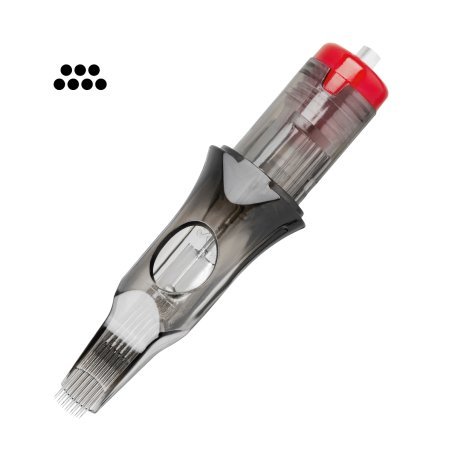 Professionele tattoo cartridges 7RM El Cartel V2 0,30 mm Long Taper voor zachte schaduw en vullingen, 10 stuks