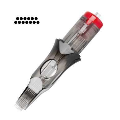 Tattoo cartridges 13RM 0,30 mm Short Taper El Cartel V2 voor zachte schaduw en vullingen, professioneel, 10 stuks