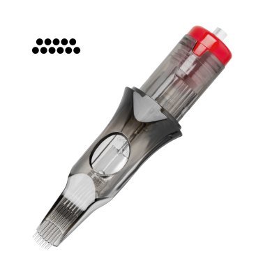 Tattoo cartridges 11RM 0,25 mm Long Taper El Cartel V2 voor zachte schaduw en vullingen, 10 stuks voor studiowerk